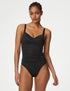 Marks & Spencer "360 Tummy Control Ruched Plunge Swimsuit"